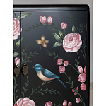 Комод деревянный Tits on flowers варинант исполнения - 7 | Loft Concept в Перми