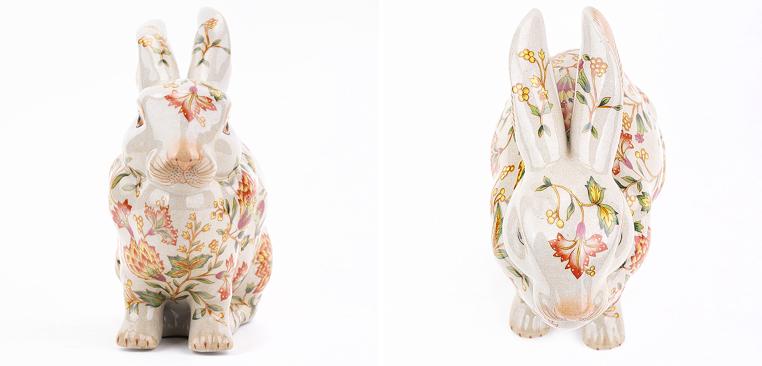 Декоративная статуэтка Porcelain Hare Statuette Декоративная статуэтка Porcelain Hare Statuette - Loft-Concept в Перми