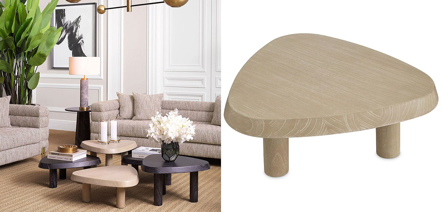 Кофейный стол Eichholtz Coffee Table Briel S Beige Кофейный стол Eichholtz Coffee Table Briel S Beige - Loft-Concept в Перми