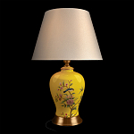 Настольная лампа желтая с изображением птиц Slip Away варинант исполнения - 2 | Loft Concept в Перми