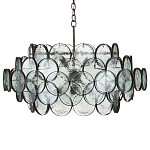 Люстра с каскадом из круглых стеклянных дисков Small Round Sequins варинант исполнения - 3 | Loft Concept в Перми