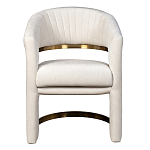 Полукресло Valbonne Chair cream velour варинант исполнения - 1 | Loft Concept в Перми