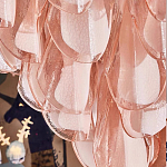 Люстра из стекляных розовых лепестков Petalled Illuminator варинант исполнения - 2 | Loft Concept в Перми