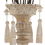 Люстра с состаренными резными элементами Big Graceful Profile варинант исполнения - 3 | Loft Concept в Перми