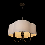 Люстра с белым текстильным абажуром Vitorino  варинант исполнения - 5 | Loft Concept в Перми