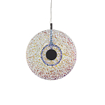 Подвесной светильник из фактурного двойного стекла Heterochromia варинант исполнения - 2 | Loft Concept в Перми