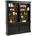 Витрина из массива сосны Sterling Showcase Black варинант исполнения - 1 | Loft Concept в Перми