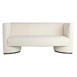 Дизайнерский Двухместный диван Florida Sofa  с элегантным деревянным декором  варинант исполнения - 2 | Loft Concept в Перми