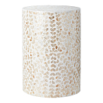 Столик с инкрустацией с перламутровым узором Jean Cream варинант исполнения - 1 | Loft Concept в Перми