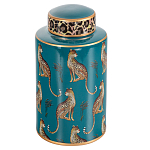 Ваза фарфоровая с крышкой Leopard Ccollection варинант исполнения - 1 | Loft Concept в Перми