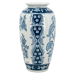 Ваза с синим цветочным орнаментом Blue & White Ornament  варинант исполнения - 2 | Loft Concept в Перми