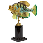 Статуэтка из фарфора в форме рыбы SEA Porcelain and Bronze варинант исполнения - 2 | Loft Concept в Перми