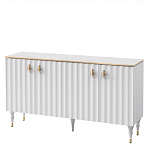 Консоль четырёхдверная с белым рельефным фасадом Expanses of Beauty варинант исполнения - 1 | Loft Concept в Перми