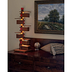 Торшер с каркасом из множества полок Links варинант исполнения - 5 | Loft Concept в Перми