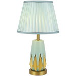 Настольная лампа с абажуром Femia Turquoise Gold Table Lamp варинант исполнения - 1 | Loft Concept в Перми