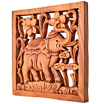 Панно из дерева слов и цветы Panel With Animals варинант исполнения - 2 | Loft Concept в Перми