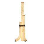 Торшер геометрический с тремя мраморными плафонами Marble Tripod варинант исполнения - 2 | Loft Concept в Перми
