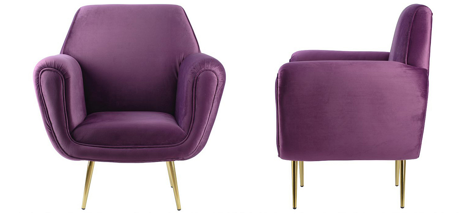 Кресло Lounge Chairs Gigi Radice purple Кресло Lounge Chairs Gigi Radice purple - Loft-Concept в Перми