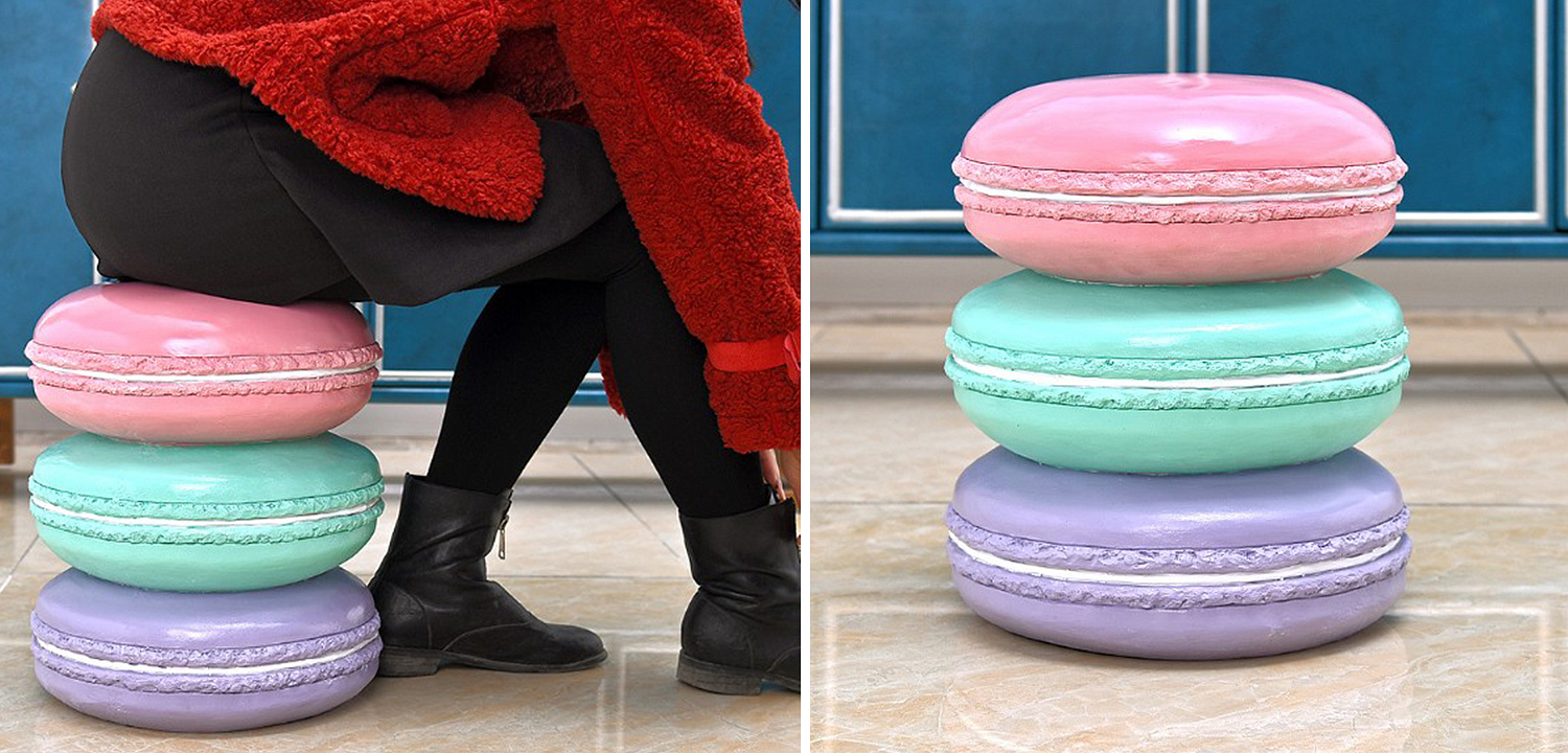 Приставной табурет Макарон Three Macaroon Stool Приставной табурет Макарон Three Macaroon Stool - Loft-Concept в Перми