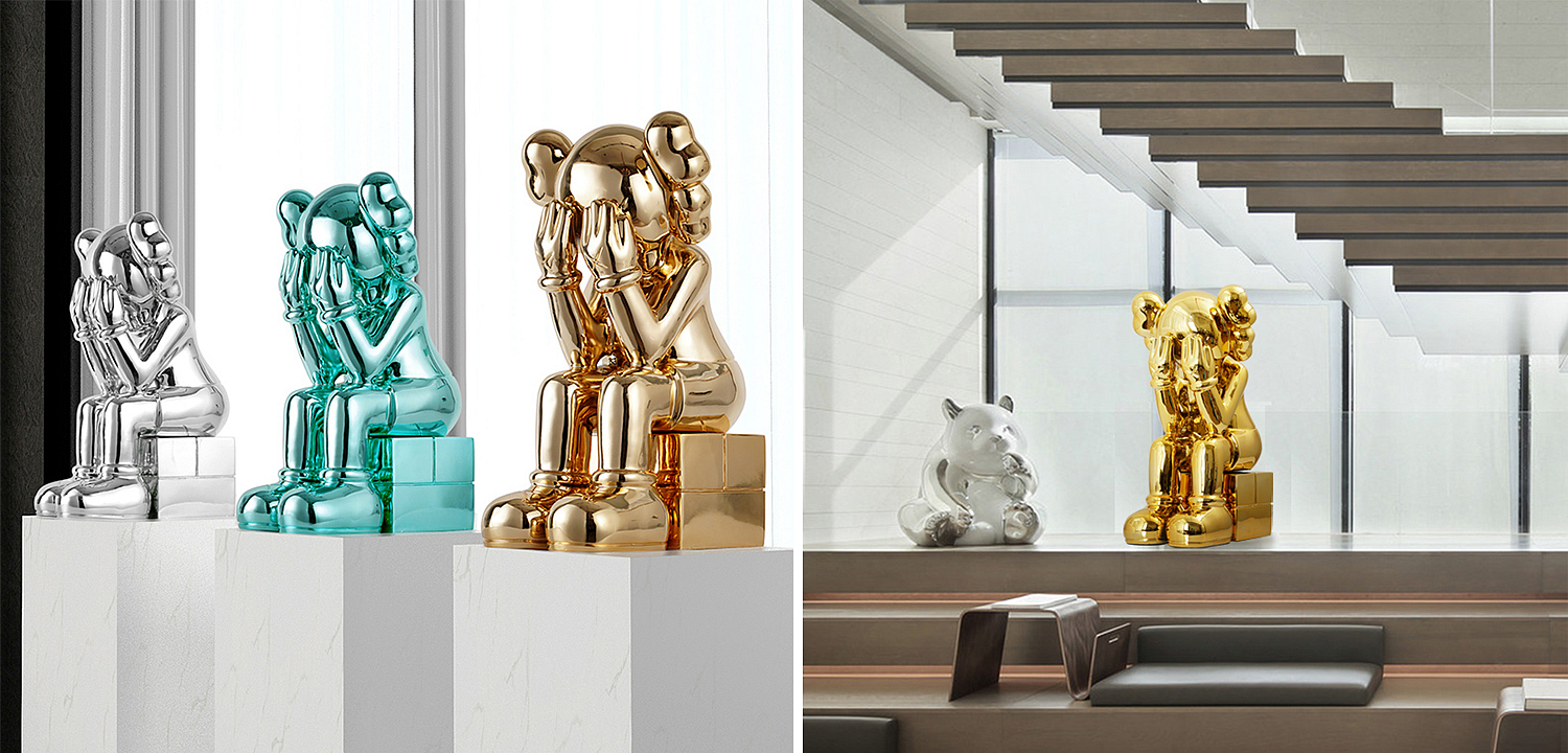 Статуэтка KAWS Passing Through Gold Статуэтка KAWS Passing Through Gold - Loft-Concept в Перми