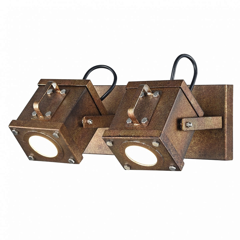 Спот Box Spot 2 Искусственная бурая ржавчина в Перми | Loft Concept 