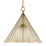 Подвесной светильник в форме конуса с фактурным абажуром Flawless Form варинант исполнения - 1 | Loft Concept в Перми