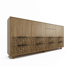 Комод длинный с орнаментом Fern Brian