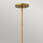 Подвесной светильник с матовым стеклянным коническим плафоном в современном стиле Hinkley варинант исполнения - 6 | Loft Concept в Перми