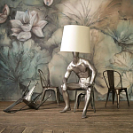 Лампа MALE MANNEQUIN LAMP с абажуром варинант исполнения - 2 | Loft Concept в Перми