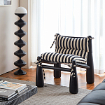 Кресло черно-белое со съемными подушками Celebrity варинант исполнения - 7 | Loft Concept в Перми