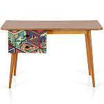 Письменный стол с принтом на ящиках Elise Desk варинант исполнения - 9 | Loft Concept в Перми