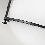 Потолочный светильник с плафоном в форме белого матового шара Hinkley варинант исполнения - 3 | Loft Concept в Перми