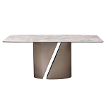 Стол обеденный керамический серый Servorios варинант исполнения - 1 | Loft Concept в Перми