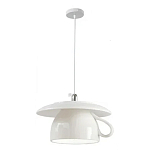 Подвесные светильники в виде белой посуды Flower Reversal варинант исполнения - 8 | Loft Concept в Перми