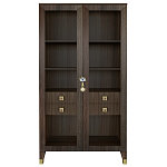 Дизайнерский шкаф витрина Elsa Dreams Walnut с 4-мя ящиками варинант исполнения - 9 | Loft Concept в Перми