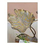 Столик приставной с тремя столешницами Тропические листья Tropical Forest gold варинант исполнения - 6 | Loft Concept в Перми