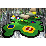 Дизайнерский ковер с цветами Poltronova Tappeto Prato Rug варинант исполнения - 9 | Loft Concept в Перми