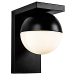 Бра с плафоном в виде шара Ponzio Flos Black Sphere Wall Lamp варинант исполнения - 1 | Loft Concept в Перми