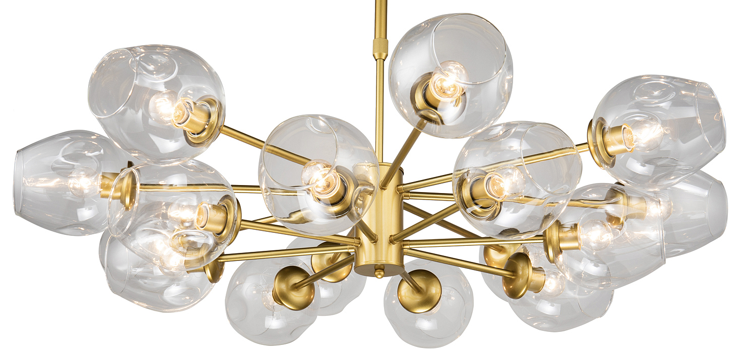 Люстра Branching Bubble Chandelier gold 16 Люстра Branching Bubble Chandelier gold 16 - Loft-Concept в Перми