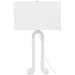 Настольная лампа на арочном корпусе с прямоугольным абажуром One Piece Support варинант исполнения - 4 | Loft Concept в Перми