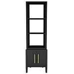 Этажерка Primo с тумбой шпон Черный дуб варинант исполнения - 1 | Loft Concept в Перми