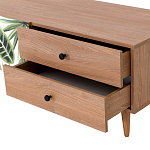 Длинная ТВ-тумба с принтом на ящиках Elise TV Stand варинант исполнения - 4 | Loft Concept в Перми