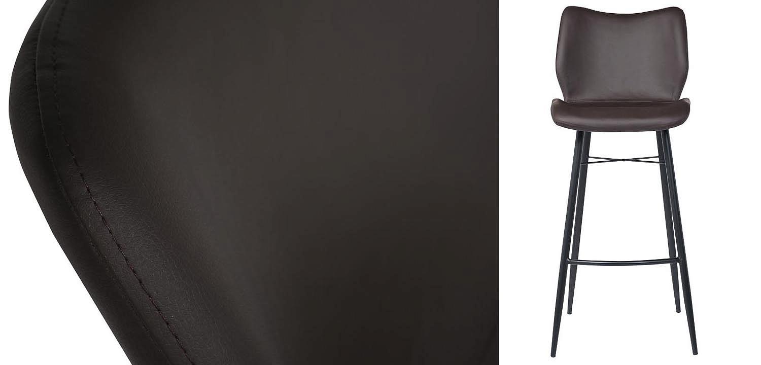 Барный стул Herald Eco Leather Bar Stool Барный стул Herald Eco Leather Bar Stool - Loft-Concept в Перми