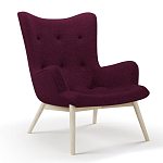 Мебельная ткань Шенилл фиолетовый цвет 138 см T4-27 варинант исполнения - 5 | Loft Concept в Перми