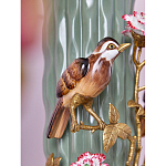 Ваза с птицами и цветами из фарфора с бронзовыми элементами Garden of Eden варинант исполнения - 6 | Loft Concept в Перми