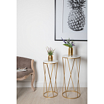 Столик дизайнерский Beige marble варинант исполнения - 2 | Loft Concept в Перми