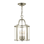 Подвесной светильник с прозрачным стеклянным цилиндрическим плафоном в классическом стиле на цепи Hinkley варинант исполнения - 9 | Loft Concept в Перми