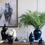 Ваза с крышкой однотонная Высота 48 см Chinoiserie Ceramics варинант исполнения - 4 | Loft Concept в Перми