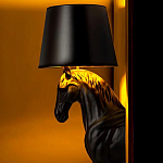 Horse Statue Floor Lamp Большой светильник Черная Лошадь варинант исполнения - 5 | Loft Concept в Перми