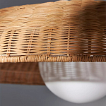Люстра круглая из ротанга Long Lasting Chandelier варинант исполнения - 3 | Loft Concept в Перми
